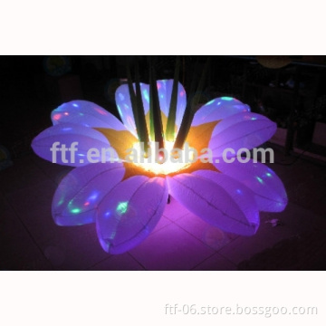 Lighting inflatable flower for advertising
